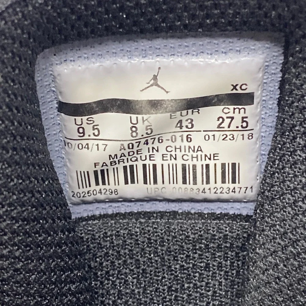 Jordan 1 Retro High Pass The Torch Kawhi Leonard Silver White AQ7476-016 Men 9.5